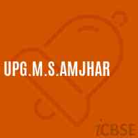 Upg.M.S.Amjhar Middle School Logo