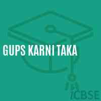 Gups Karni Taka Middle School Logo