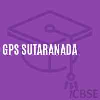 Gps Sutaranada Primary School Logo