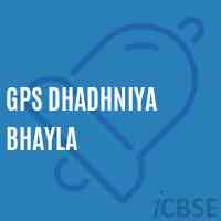 Gps Dhadhniya Bhayla Primary School Logo