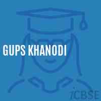 Gups Khanodi Middle School Logo