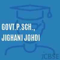 Govt.P.Sch., Jighani Johdi Primary School Logo