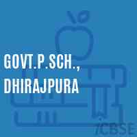Govt.P.Sch., Dhirajpura Primary School Logo