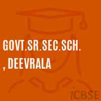 Govt.Sr.Sec.Sch., Deevrala High School Logo