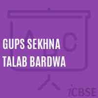 Gups Sekhna Talab Bardwa Middle School Logo