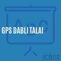 Gps Dabli Talai Primary School Logo