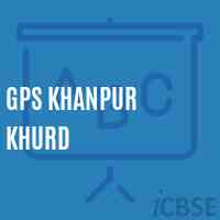 Gps Khanpur Khurd Primary School Logo