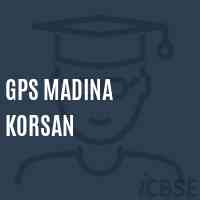 Gps Madina Korsan Primary School Logo