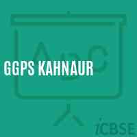 Ggps Kahnaur Primary School Logo