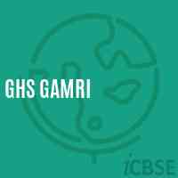 Ghs Gamri Secondary School Logo