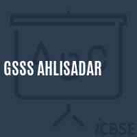 Gsss Ahlisadar High School Logo