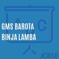 Gms Barota Binja Lamba Middle School Logo