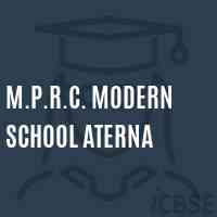 M.P.R.C. Modern School Aterna Logo