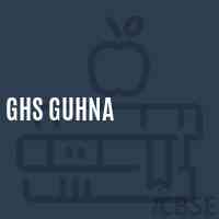 Ghs Guhna Secondary School Logo