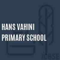 Hans Vahini Primary School Logo