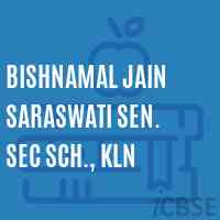 Bishnamal Jain Saraswati Sen. Sec Sch., Kln Secondary School Logo
