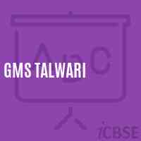 Gms Talwari Middle School Logo