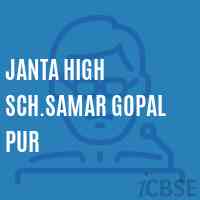Janta High Sch.Samar Gopal Pur Secondary School Logo