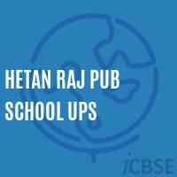 Hetan Raj Pub School Ups Logo