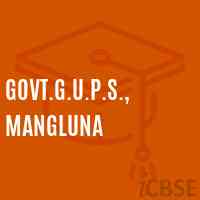 Govt.G.U.P.S., Mangluna Middle School Logo