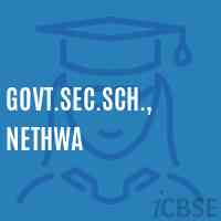 Govt.Sec.Sch., Nethwa Secondary School Logo