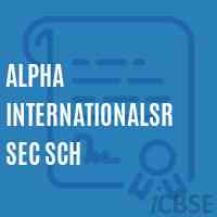 Alpha Internationalsr Sec Sch Senior Secondary School Logo