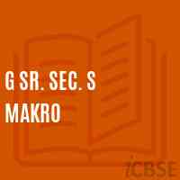 G Sr. Sec. S Makro High School Logo