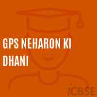 Gps Neharon Ki Dhani Primary School Logo