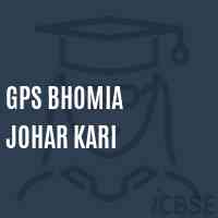 Gps Bhomia Johar Kari Primary School Logo