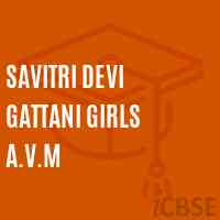 Savitri Devi Gattani Girls A.V.M Secondary School Logo