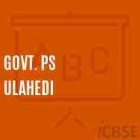 Govt. Ps Ulahedi Primary School Logo