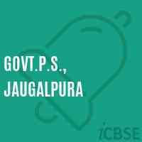 Govt.P.S., Jaugalpura Primary School Logo