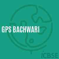 Gps Bachwari Primary School Logo
