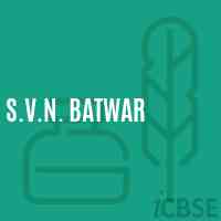 S.V.N. Batwar Secondary School Logo