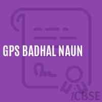 Gps Badhal Naun Primary School Logo