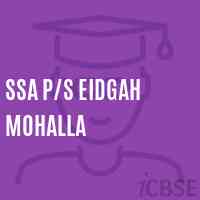 Ssa P/s Eidgah Mohalla School Logo