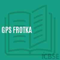 Gps Frotka Primary School Logo