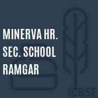 Minerva Hr. Sec. School Ramgar Logo