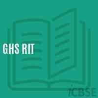 Ghs Rit Secondary School Logo
