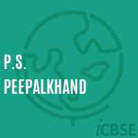 P.S. Peepalkhand Primary School Logo