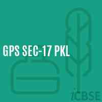 Gps Sec-17 Pkl Primary School Logo