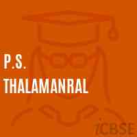 P.S. Thalamanral Primary School Logo