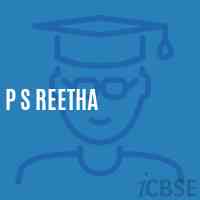 P S Reetha Primary School Logo