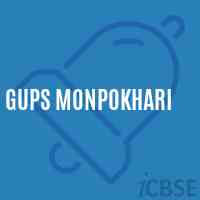 Gups Monpokhari Middle School Logo