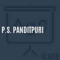 P.S. Panditpuri Primary School Logo