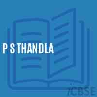 P S Thandla Primary School Logo