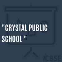 "crystal Public School
" Logo