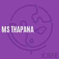 Ms Thapana Middle School Logo