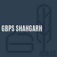 Gbps Shahgarh Primary School Logo
