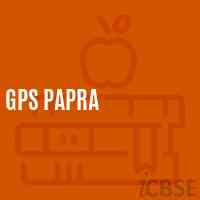 Gps Papra Primary School Logo